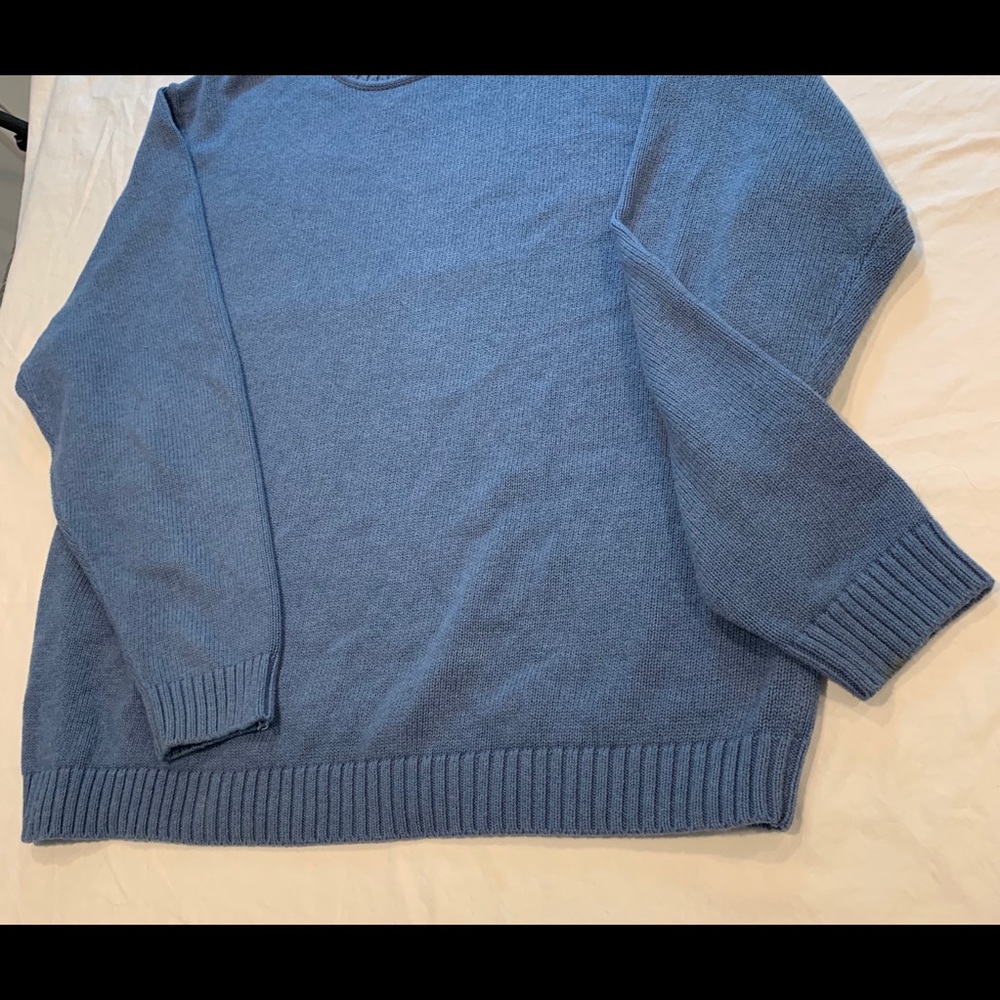 *SOLD* Men's LL Bean Cotton Crewneck Sweater - Picture 3 of 6